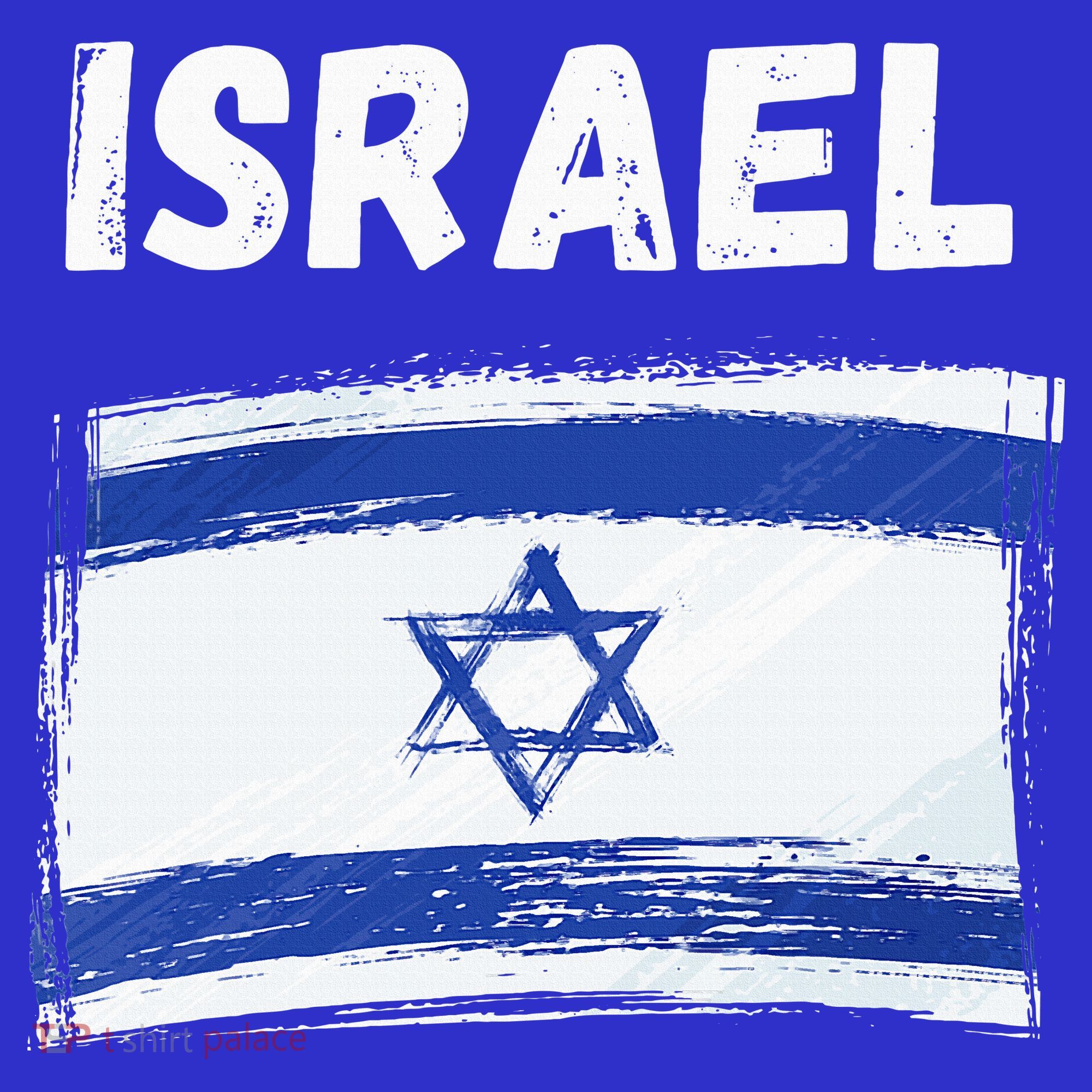 Israel Flag Holiday Vintage Grunge Israeli Flag T-Shirt