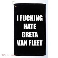 I Fucking Hate G.R.E.T.A V.An. F.L.E.E.T Golf Towel thumb 0