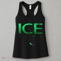 Ice Fishing - Ice Time with Ice Jig - Ice Fisherman Women's Tank Top thumb 3