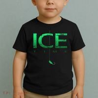 Ice Fishing - Ice Time with Ice Jig - Ice Fisherman Toddler T-Shirt thumb 2