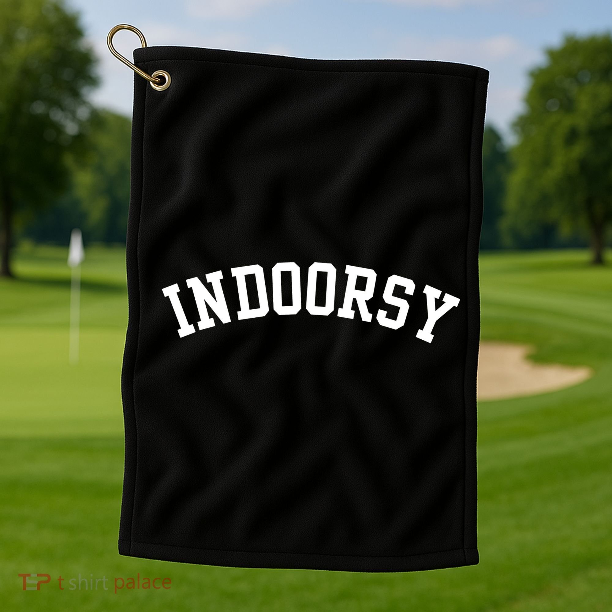 Indoorsy Funny Golf Towel