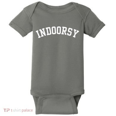 Indoorsy Funny Baby Bodysuit
