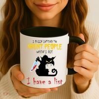 I Fully Intend To Haunt People When I Die I Have A List Coffee Mug thumb 3