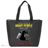 I Fully Intend To Haunt People When I Die I Have A List Tote Bag thumb 0