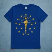 Indiana Flag IN State Vintage Style T-Shirt thumb 5