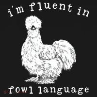 Im Fluent In Fowl Language Funny Silkie Chicken Farmhouse Women's Tank Top thumb 5