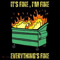 ItS Fine IM Fine Everything Is Fine Lil Dumpster Fire Visor thumb 3