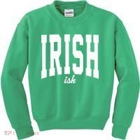 Irishish Funny Irish St Patricks Day Kids Sweatshirt thumb 0