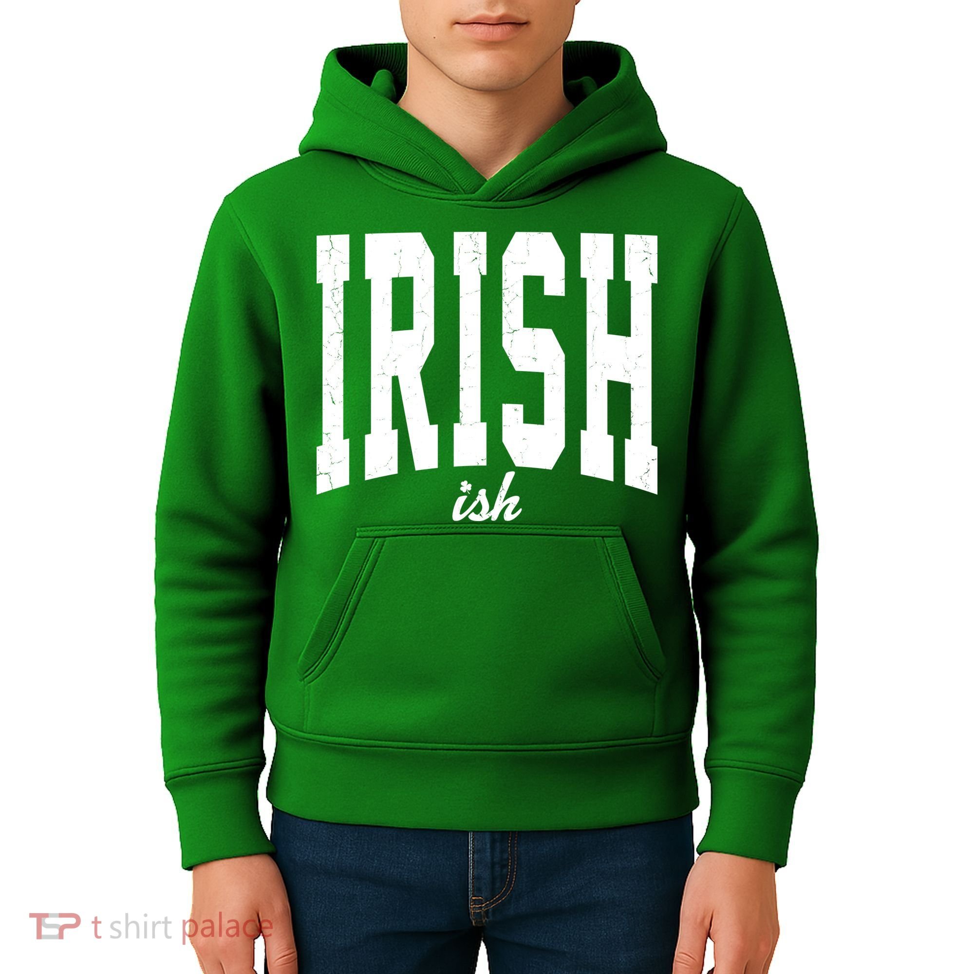Irishish Funny Irish St Patricks Day Kids Hoodie
