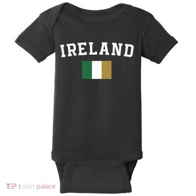Ireland Flag Irish For Saint Patrick's Day Baby Bodysuit