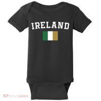 Ireland Flag Irish For Saint Patrick's Day Baby Bodysuit thumb 0