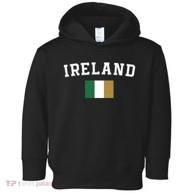 Ireland Flag Irish For Saint Patrick's Day Toddler Hoodie