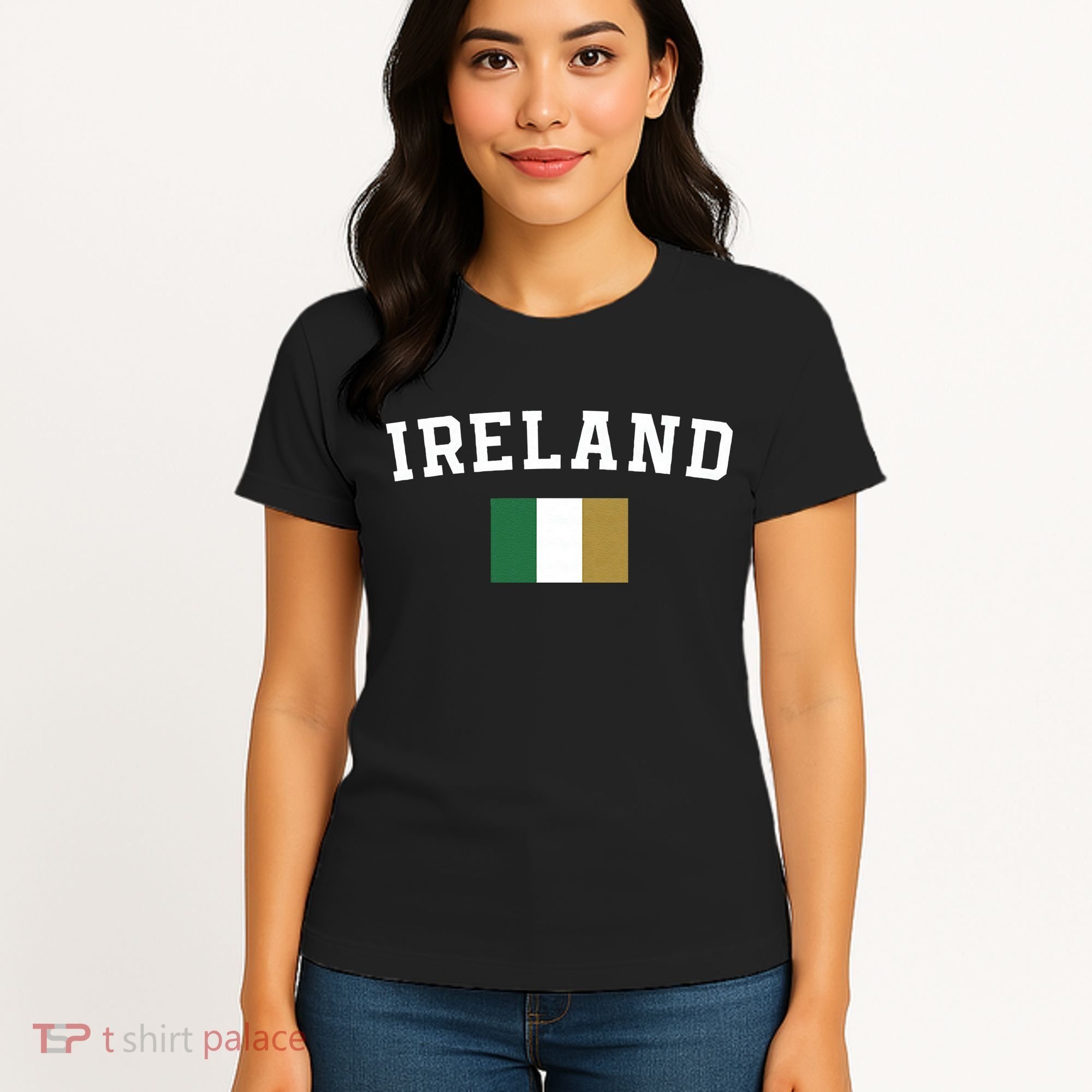 Ireland Flag Irish For Saint Patrick's Day Women's T-Shirt