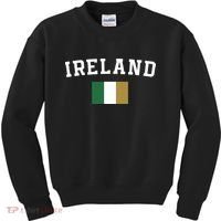 Ireland Flag Irish For Saint Patrick's Day Kids Sweatshirt thumb 0