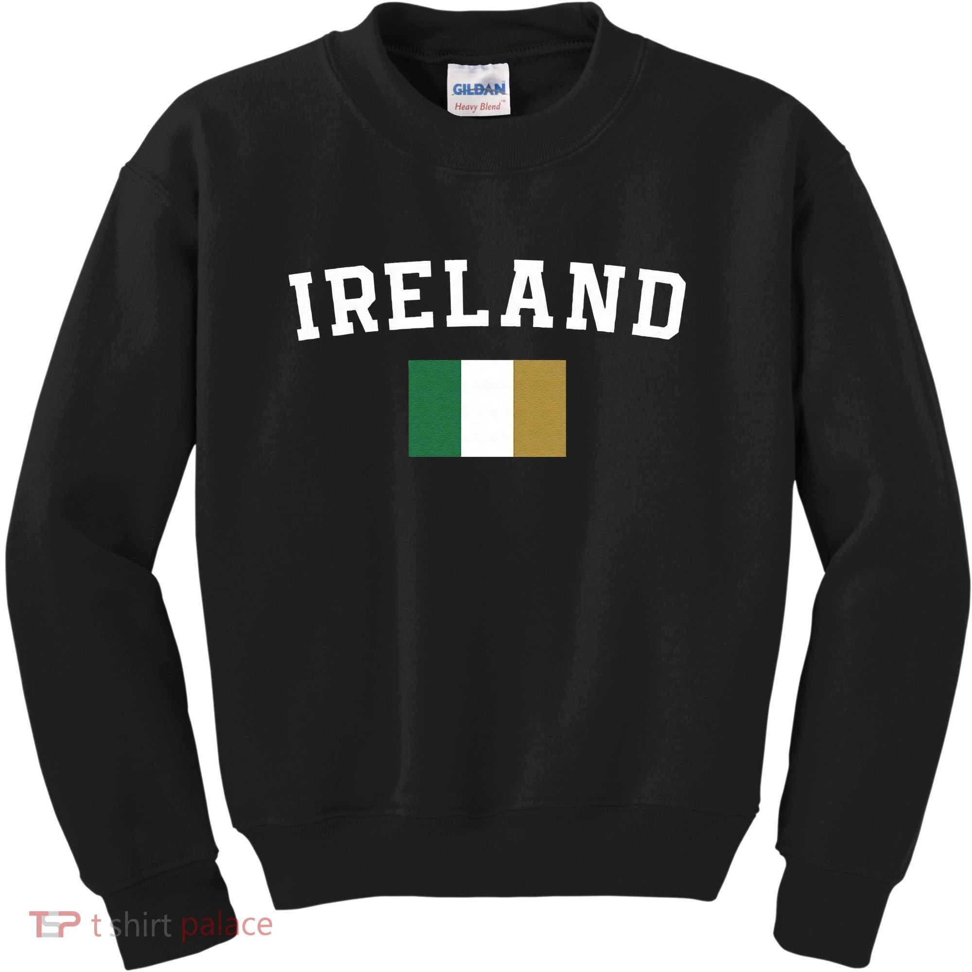 Ireland Flag Irish For Saint Patrick's Day Kids Sweatshirt