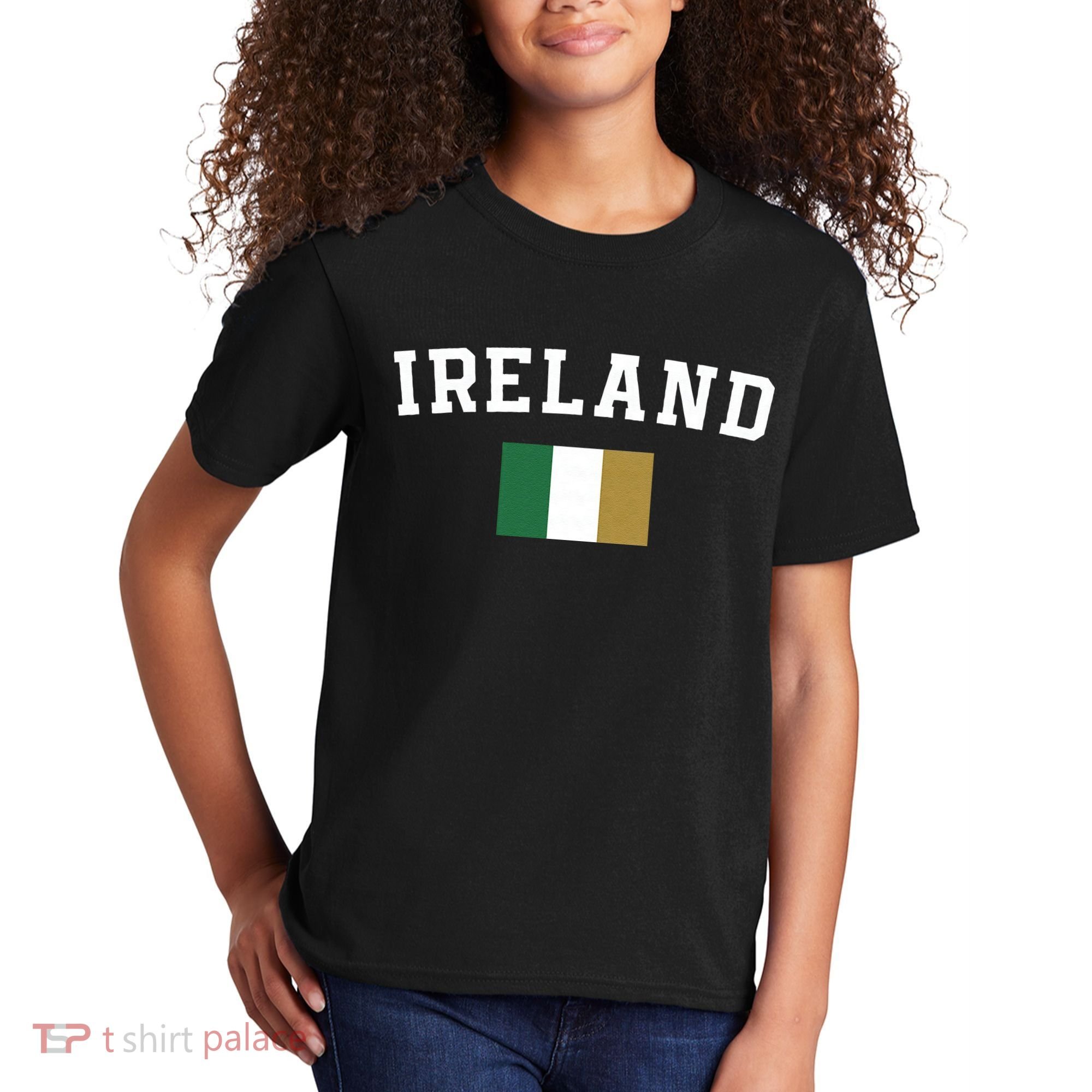 Ireland Flag Irish For Saint Patrick's Day Kids T-Shirt