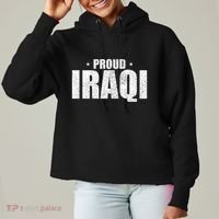 Iraqi Funny Iraq Flag Retro Country Ladies Heavyweight Boxy Pullover Hoodie thumb 0