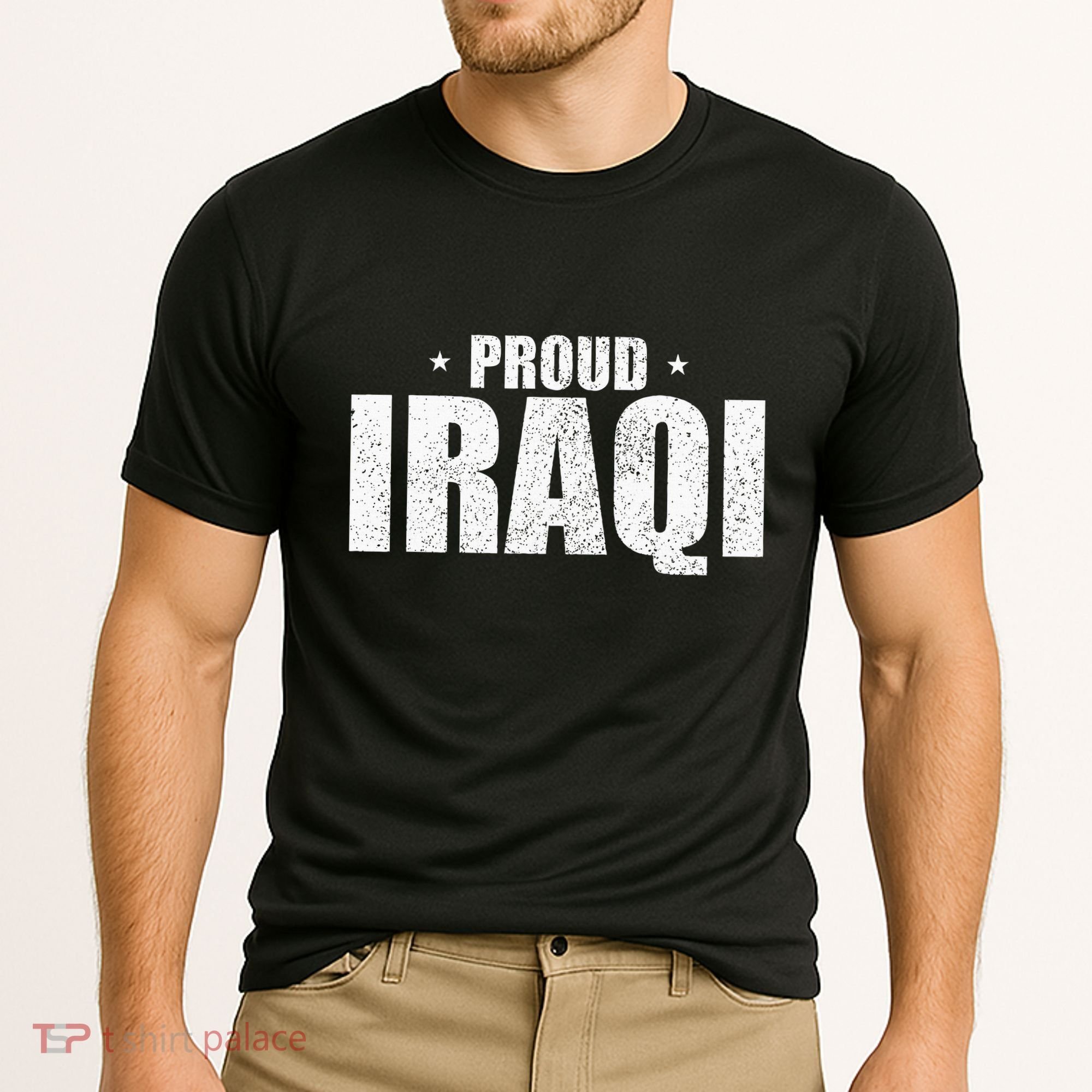 Iraqi Funny Iraq Flag Retro Country Cooling Performance Crew T-Shirt