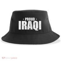 Iraqi Funny Iraq Flag Retro Country Sustainable Bucket Hat thumb 0