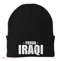 Iraqi Funny Iraq Flag Retro Country Beanie thumb 0
