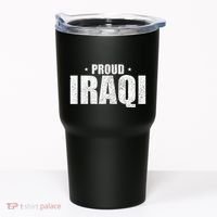 Iraqi Funny Iraq Flag Retro Country Tumbler thumb 0