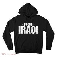 Iraqi Funny Iraq Flag Retro Country Tall Hoodie thumb 0