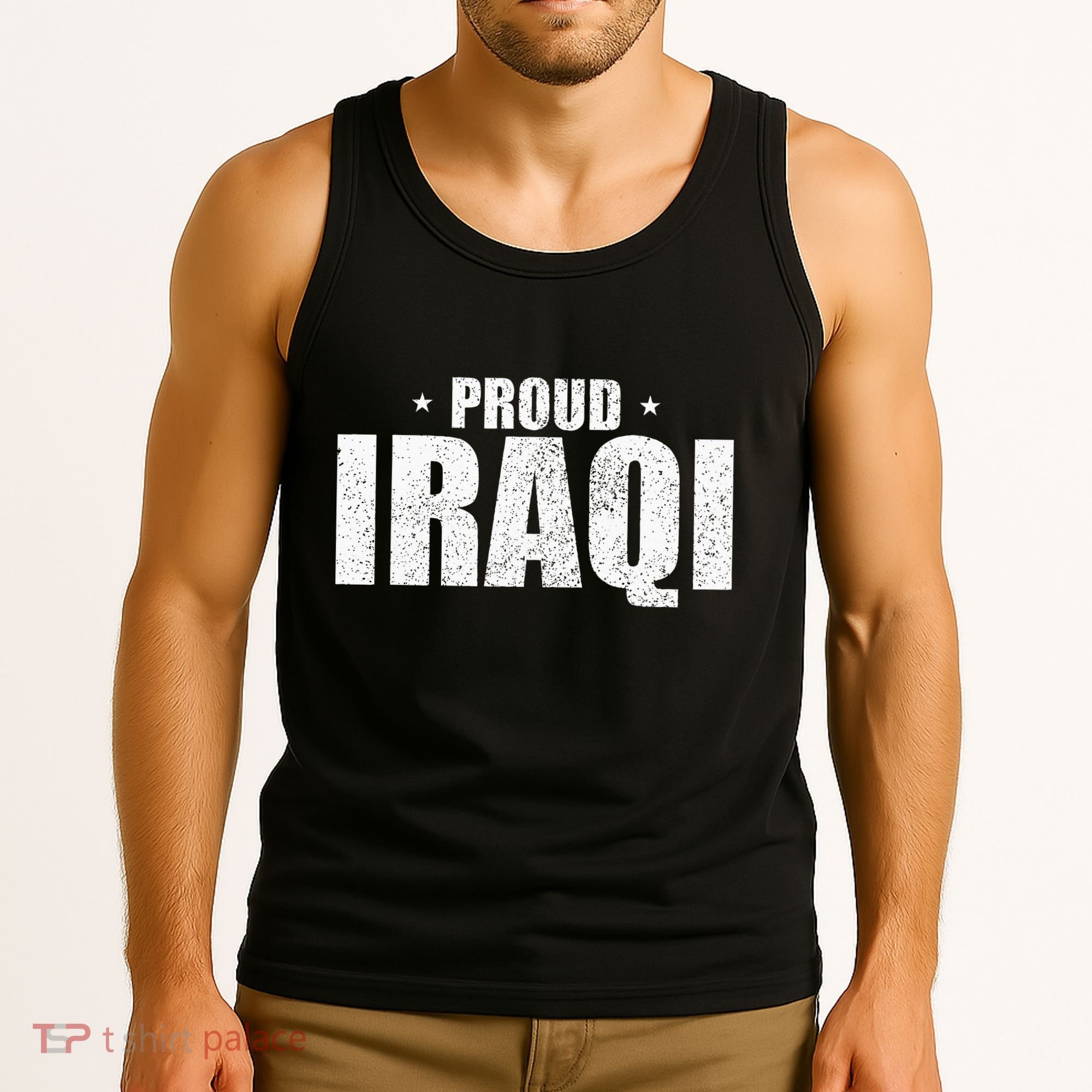 Iraqi Funny Iraq Flag Retro Country Tank Top