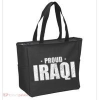 Iraqi Funny Iraq Flag Retro Country Tote Bag thumb 2