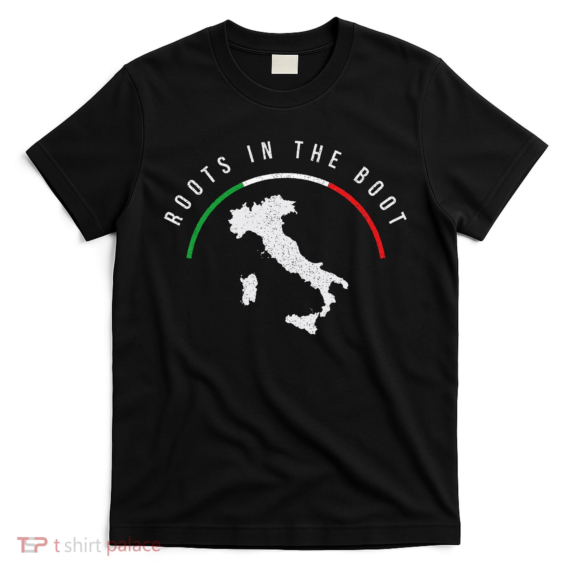 Italy Flag & Italian Map Funny Pun Italia Men Women T-Shirt