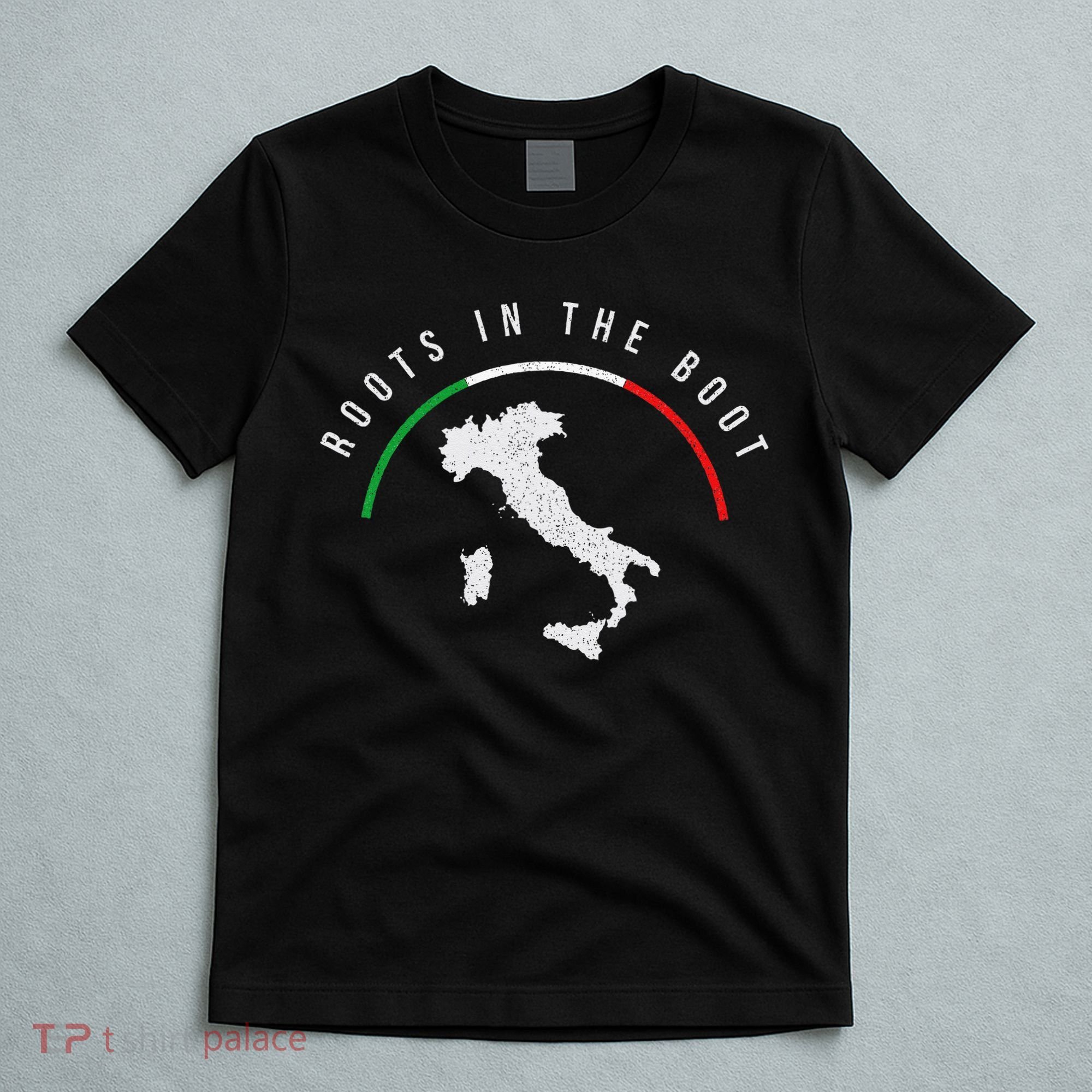 Italy Flag & Italian Map Funny Pun Italia Men Women T-Shirt