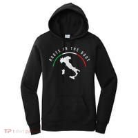 Italy Flag & Italian Map Funny Pun Italia Men Women Women's Hoodie thumb 0
