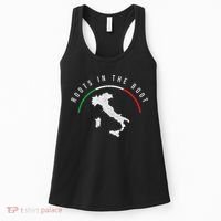 Italy Flag & Italian Map Funny Pun Italia Men Women Women's Tank Top thumb 0