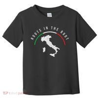 Italy Flag & Italian Map Funny Pun Italia Men Women Toddler T-Shirt thumb 0