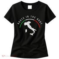 Italy Flag & Italian Map Funny Pun Italia Men Women Women's T-Shirt thumb 0