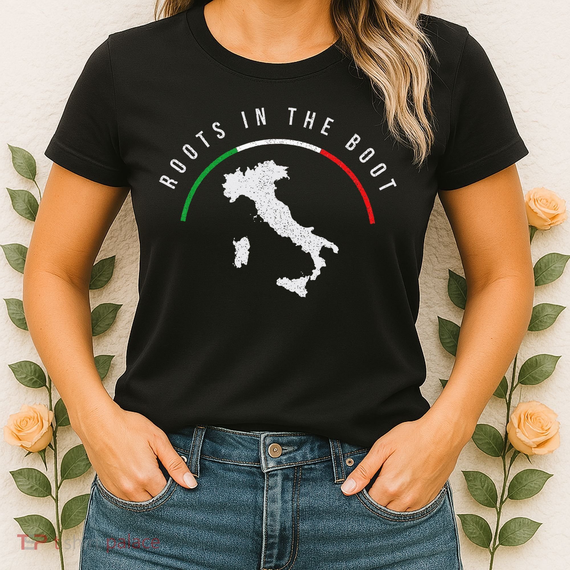 Italy Flag & Italian Map Funny Pun Italia Men Women Women's T-Shirt