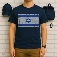 Israeli Flag Israel Jewish I Stand With Israel T-Shirt thumb 6