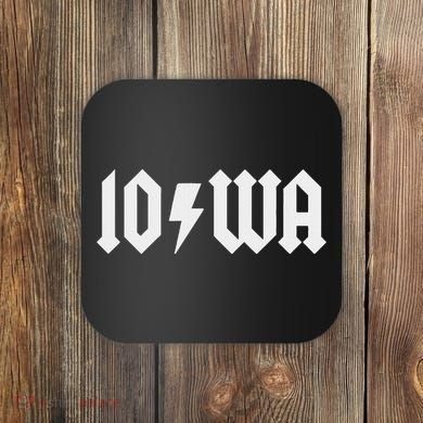 Iowa Funny Iowa Coaster