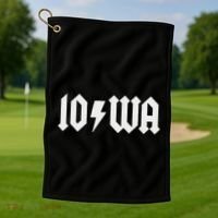 Iowa Funny Iowa Golf Towel thumb 1