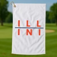 Illinois Fans Golf Towel thumb 1