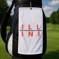 Illinois Fans Golf Towel thumb 2