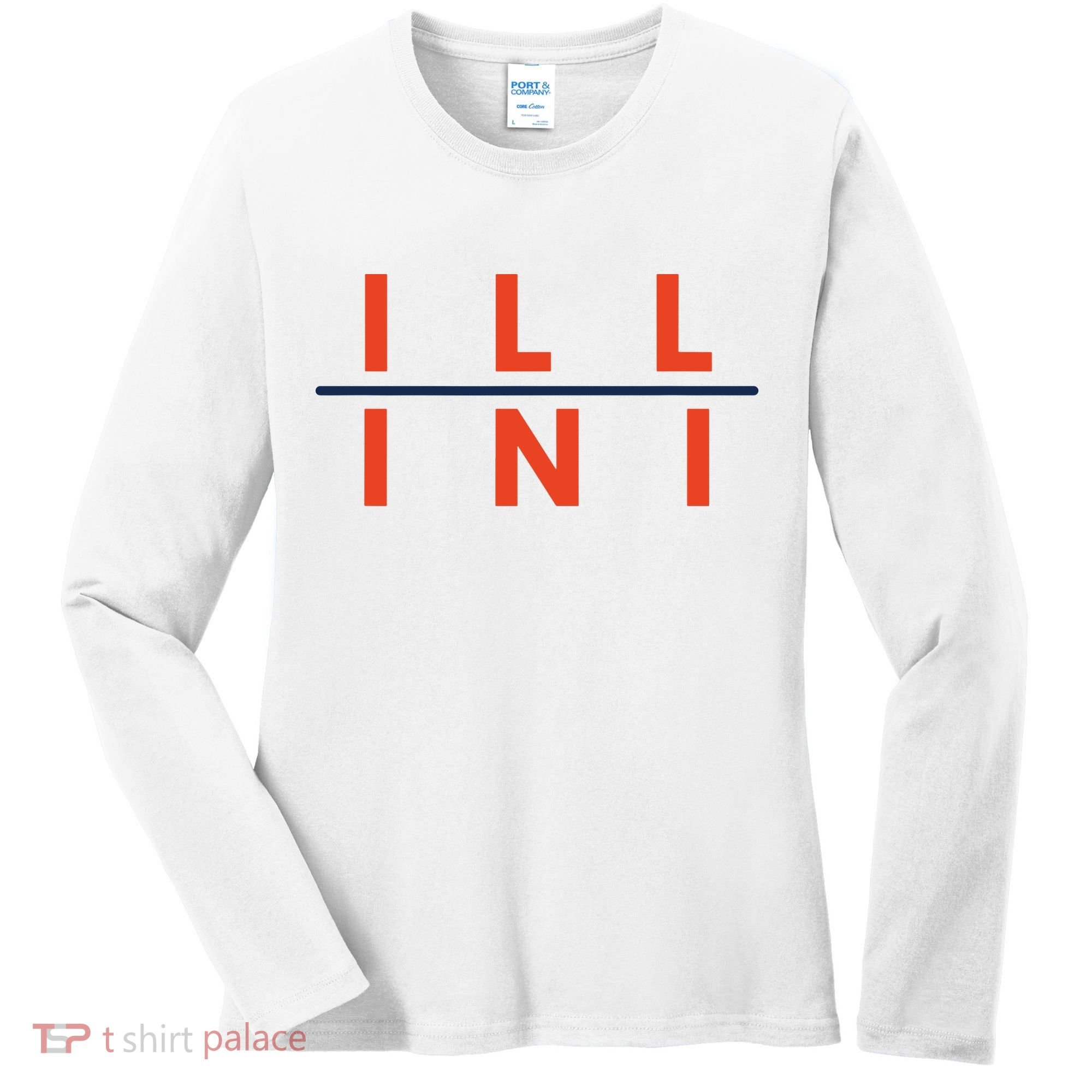 Illinois Fans Women's Long Sleeve Shirt