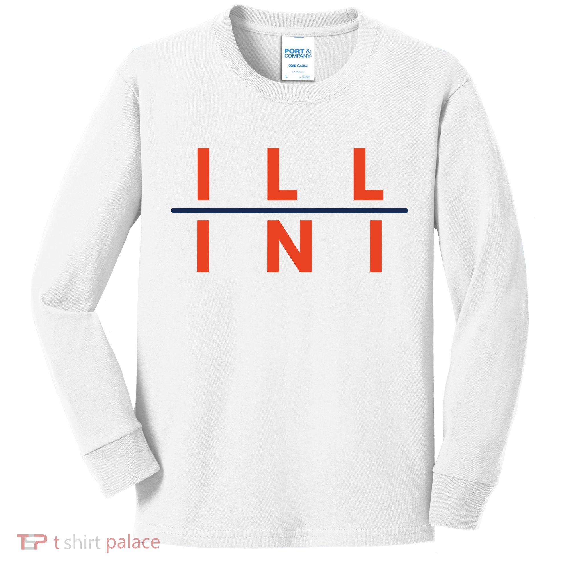 Illinois Fans Kids Long Sleeve Shirt