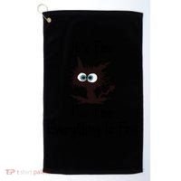 It's Fine I'm Fine Everything Is Fine Funny Cat Golf Towel thumb 0