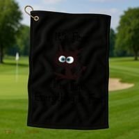 It's Fine I'm Fine Everything Is Fine Funny Cat Golf Towel thumb 1