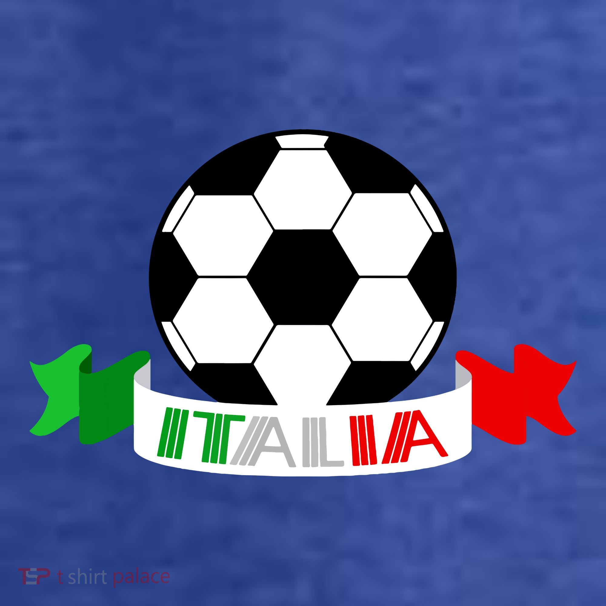Italy Football Italian Flag Soccer Ball Italia Gift T-Shirt