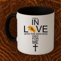 I Fell In Love With The Man Who Died For Me Coffee Mug thumb 2