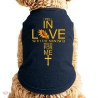 I Fell In Love With The Man Who Died For Me Doggie Tank thumb 0