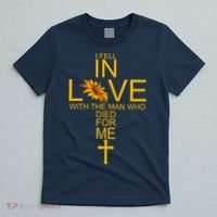 I Fell In Love With The Man Who Died For Me T-Shirt thumb 5