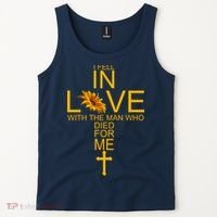 I Fell In Love With The Man Who Died For Me Tank Top thumb 2