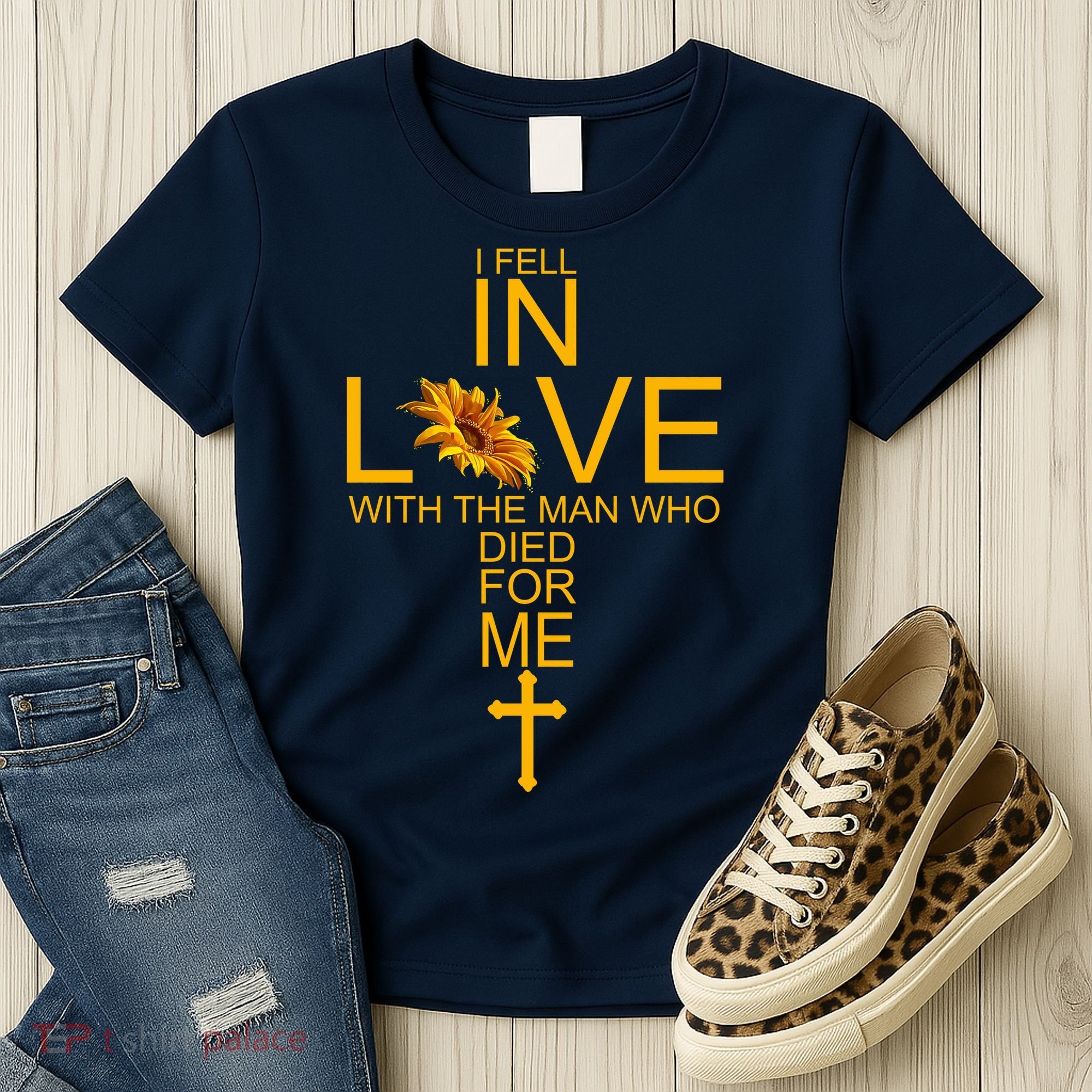I Fell In Love With The Man Who Died For Me Women's T-Shirt